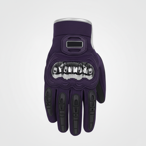 Guantes de cuero para moto Urban Street, puño corto, compatibles con pantalla táctil, moda en tendencia para EE. UU. y Europa 2026 - Product Image 2
