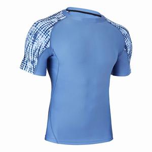 Chemise de compression de qualité supérieure pour hommes, vêtements de sport pour la course à pied, manches courtes, légère, chemise de compression pour hommes - Product Image 1