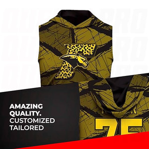 <b>Compression</b> Hooded 7v7 Custom Flag Football Jerseys High-performance <b>Compression</b> Sportswear Premium Sublimation Printing - Product Image 5