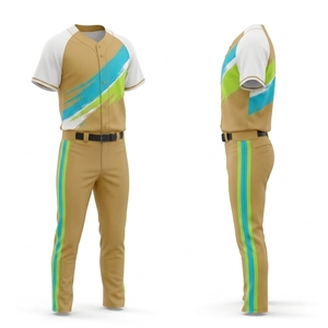 Uniforme de baseball de qualité supérieure, conçu avec des coutures durables et une construction respirante, fabriqué avec un tissu de haute qualité, confortable - Product Image 4