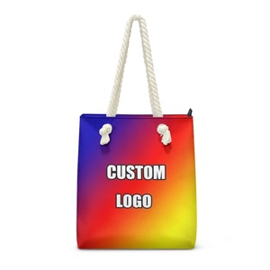 Bolsa de Compras con Estampado Personalizado, Diseño Polinesio con Antorchas y Jengibre, Bolso de Mano para Mujer, Bolsa de Playa Clásica y Resistente para Chicas - Product Image 4