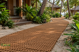 Natural Coconut Coir <b>Ground</b> Cover <b>Mat</b> Roll Woven Extra Thick for Soil Protection Landscaping Home & Hotel Use - Product Image 6