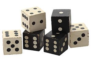 Dados de juego rústicos auténticos hechos a mano - Cubo tradicional de 6 caras de hueso y cuerno de búfalo por PERFECT ENTERPRISES - Product Image 6