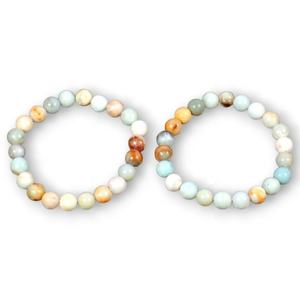Vente en gros de bracelets en amazonite de qualité supérieure à vendre Bracelets en cristal de guérison abordables Bijoux en cristal unisexe - Product Image 1
