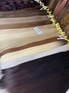 Extensions en vrac de cheveux crus humains vietnamiens couleurs claires 100 grammes poids donneur unique Remy Super Double dessiné prix d'usine pas cher - Product Image 2