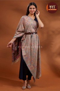 Chal de cachemira con estampado floral de Paisley, transpirable, agradable al tacto y cálido, para uso diario de mujer. - Product Image 2