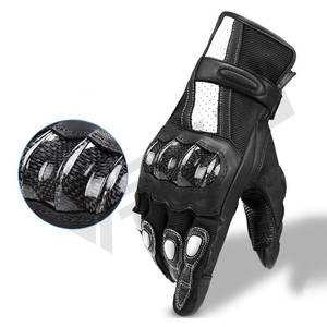 Gants de course en cuir unisexes de haute qualité, personnalisables avec votre propre design, légers, coupe-vent, sportifs, hiver, protection tactile - Product Image 2