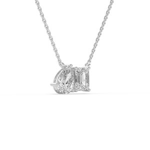 Colgante de Diamante Cultivado en Laboratorio, Corte Oval Brillante de 2.00CT, Chapado en Oro de 14K, Joyería Ligera de Lujo, Certificación IGI, Color E - Product Image 2