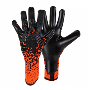 ถุงมือผู้รักษาประตูฟุตบอลคุณภาพสูง ปรับได้ กันลื่น ระบายอากาศได้ดี ผลิตจากยางอย่างดี ป้องกันนิ้วมือ - Product Image 3