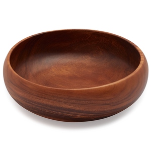 Bol à salade en bois poli fait main, résistant à la chaleur, écologique, pour hôtels, cafés, restaurants, fêtes - Product Image 3