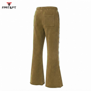 Leggings de sport de haute qualité 2026, pantalons de jogging slim fit, pantalons de jogging évasés pour femmes en vente - Product Image 3