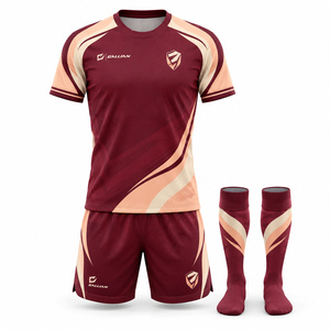 Uniforme de Fútbol Económico, Más Vendido, Tela Suave, Diseño Personalizado, Servicio OEM, Venta al Por Mayor en Línea - Product Image 4