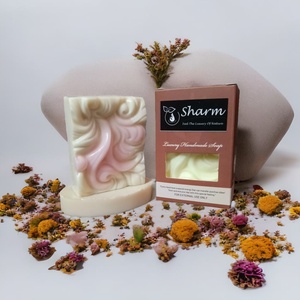 Savon nourrissant au lait d'ânesse et à l'huile d'amande pour une peau douce |   Savon de bain artisanal de luxe |   Marque privée OEM - Product Image 2