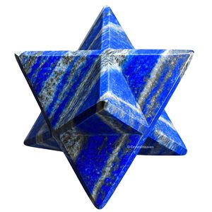 Estrella de Merkaba Tallada en Lapislázuli Natural, Cristal, Piedra Preciosa al por Mayor - Product Image 1