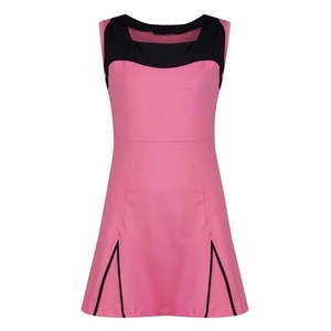 Customized Women's Tennis Set High Quality Sleeveless Racerback Tank - Product Image 4