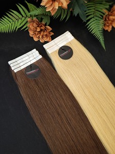 Extensiones de Cabello Remy Vietnamita con Cinta Adhesiva, Doble Trama, Cabello Virgen Sin Procesar, Cutícula Alineada, Puntas Completas, Precio de Fábrica - Product Image 3