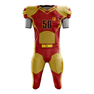 Uniforme de football américain sur mesure de haute qualité pour adultes, tissu respirant personnalisé, prix de gros - Product Image 1