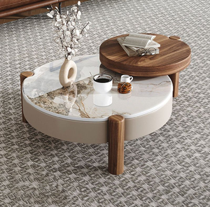 Mesa ovalada moderna con soporte de esfera único y elegante almacenamiento. Vida de lujo, disponible a precios de mayorista. - Product Image 2