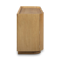 Lemari Kabinet Ruang Tamu Kayu Solid Modern Minimalis, Bufet Penyimpanan Samping, Lemari Aksen Pintu Masuk
