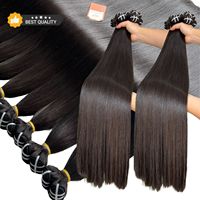 Paquetes de cabello vietnamita de doble estiramiento de cabello vietnamita crudo vendedor al por mayor 12A grado 100% cutícula alineada cabello virgen