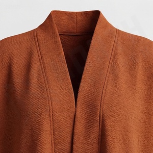 2025 OEM Kimono Outwear Abaya High Stretch Soft Thicker Polyester Fabric Muslim Women V Neck Long Sleeve Party Ramadan Wedding - Product Image 4