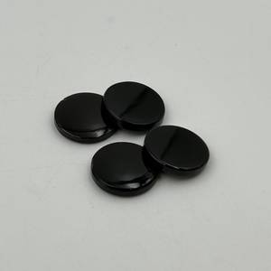 Cabujón Redondo Plano de Ónix Negro Natural, Gema Suelta para Joyería DIY, Anillos, Collares, Fabricación de Joyas, IBRAHIM GEMS - Product Image 3