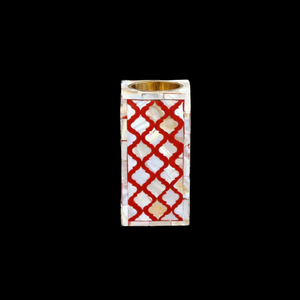 Porte-bougie en os incrusté, design feuille, artisanat, pour Noël et anniversaire, meilleur prix - Product Image 4