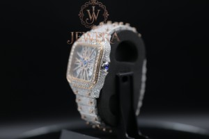 High on Demand Unisex Moissanite Diamond <b>Watch</b> High Brilliance Stones <b>for</b> Daily Wear Gifting and Special Occasions <b>for</b> Sale - Product Image 3