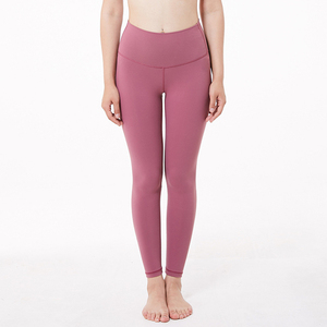 Women <b>Legging</b> Performance Polyester Spandex Fabric Breathable Lightweight Construction Flexible Fit Yoga Running Activewear OEM - Product Image 6
