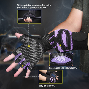 High Performance CrossFit Gear Gloves with Silicone Hexagonal <b>Grip</b> for Enhanced <b>Control</b> Professional Workout Accessories - Product Image 2