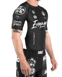 เสื้อรัดกล้ามเนื้อ Bjj แบบ OEM/ODM ราคาขายส่งจากโรงงาน รับผลิตตามแบบ สกรีนลายแบบ Sublimation แขนยาว ระบายอากาศได้ดี แห้งเร็ว คุณภาพสูง ผลิตจากผ้า Spandex ไร้ตะเข็บ - Product Image 3
