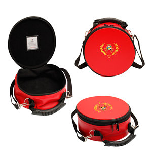 NANBA GROUP Masonic Royal Arch Grand High Priest PGHP Leather Crown Cap Case Red Zipper Closure Lightweight | Freemason <b>Hat</b> Bag - Product Image 1