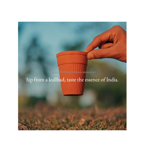 Taza de té de terracota desechable de 200 mL, tendencia de olor a tierra en la cultura del café indio para agua, Té Chai, eventos, uso en restaurantes - Product Image 6