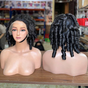 Perruques en cheveux humains vietnamiens bouclés et rebondissants, perruques Lace Front en cheveux humains vierges, sans colle, avec dentelle HD transparente, qualité supérieure - Product Image 2