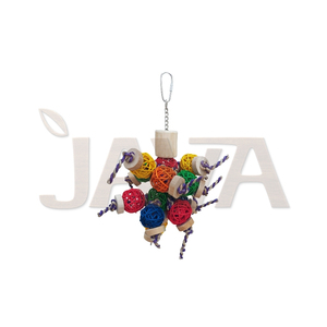 Jouets pour oiseaux en bois écologiques Java avec design léger et durable Ball Thing XS - Product Image 1