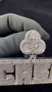 Colgante de Diamante Moissanita CASH con Aspecto Elegante y Corte Brillante, Cadena Ajustable para Accesorios de Moda de Lujo, Venta al Por Mayor - Product Image 2