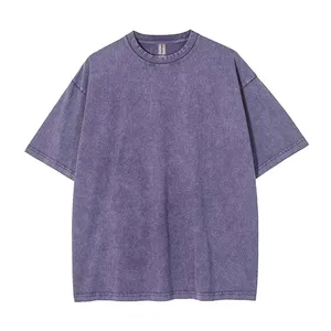 T-shirt en jersey tricoté décontracté pour homme, coupe oversize, couleur corail unie, manches courtes, col rond - Product Image 4