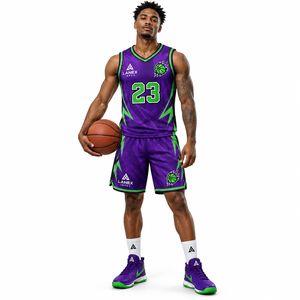 Ensembles d'uniformes de basket-ball personnalisés de qualité supérieure pour les équipes professionnelles, maillots et shorts de basket-ball respirants, vêtements de sport de qualité - Product Image 2