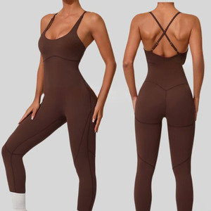 Bodysuits pour femmes, sans couture, confortables, respirants, écologiques, extensibles dans quatre sens, séchage rapide, antibactériens, en spandex/nylon, vente en gros - Product Image 6