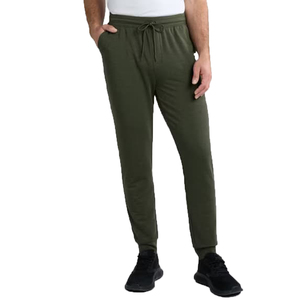 Pantalones Deportivos Verde Oliva para Hombre, Cintura Elástica con Cordón, Casuales, Ligeros, de Algodón y Elastano, Transpirables, con Bolsillos Laterales, para Otoño - Product Image 4