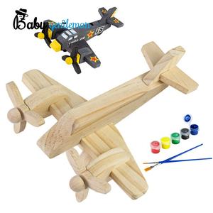 Creativo DIY vehículo artesanía pintura Kit ambulancia de madera juguete para niños Z03166A - Product Image 5