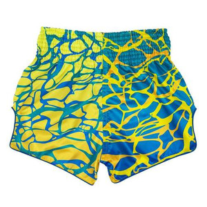 Pantalones Cortos de Entrenamiento Profesionales de Satén para Muay Thai y Kickboxing, Cintura Elástica Alta, Equipamiento de Artes Marciales - Product Image 2