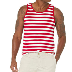 New Arrival Men Tank Top Factory Direct Sales 100% Polyester Knitted Breathable Casual Tank Top for Sale - Product Image 1