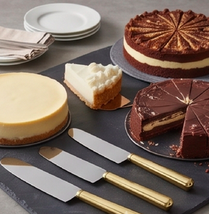 Premium Gold Handle Cake Server With Silver Finished Head Suitable <b>For</b> Stylish Dessert Table And Home Events Serving Use - Product Image 4
