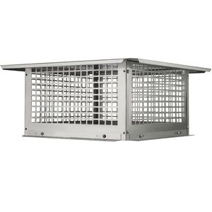 Cappuccio per Camino in Acciaio Inox 304 da 17 x 17 Pollici, Facile da Installare, Accessorio Pratico e Durevole per Caminetto - Product Image 1