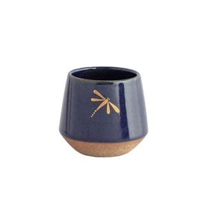 Handmade Cream Color Ceramic Coffee <b>Mug</b> with Beautiful Pinch Flower Texture with Gift Box Leak Proof & Dishwasher Safe - Product Image 1