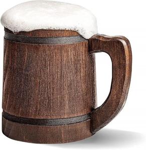 Vaso de chupito de madera estilo rústico americano - Ecológico y apto para lavavajillas - Product Image 4
