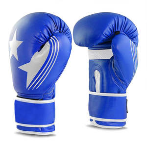 Guantes de Boxeo Profesionales 2026, Transpirables, con Absorción de Humedad, Cierre de Gancho y Bucle, de Poliéster y Cuero, Unisex, para Deportes - Product Image 1