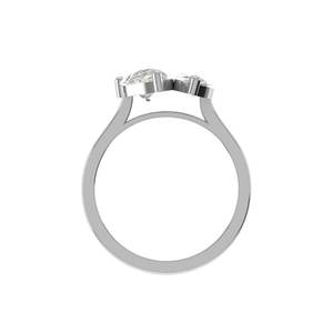 Anillo de Diamante con Corte Marquesa Cultivado en Laboratorio, Plata de Ley 925, Oro de 9K, 14K, 18K, Joyería para Mujer, Anillo de Compromiso - Product Image 3