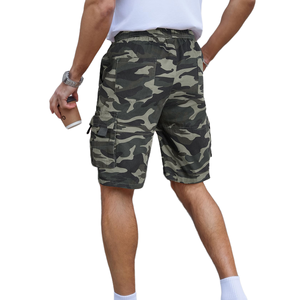 Low Price Men's <b>Cargo</b> <b>Short</b> <b>Lightweight</b> Cotton Casual Outdoor Hiking Multi Pocket Work <b>Shorts</b> With Comfortable Relaxed Fit <b>Short</b> - Product Image 2